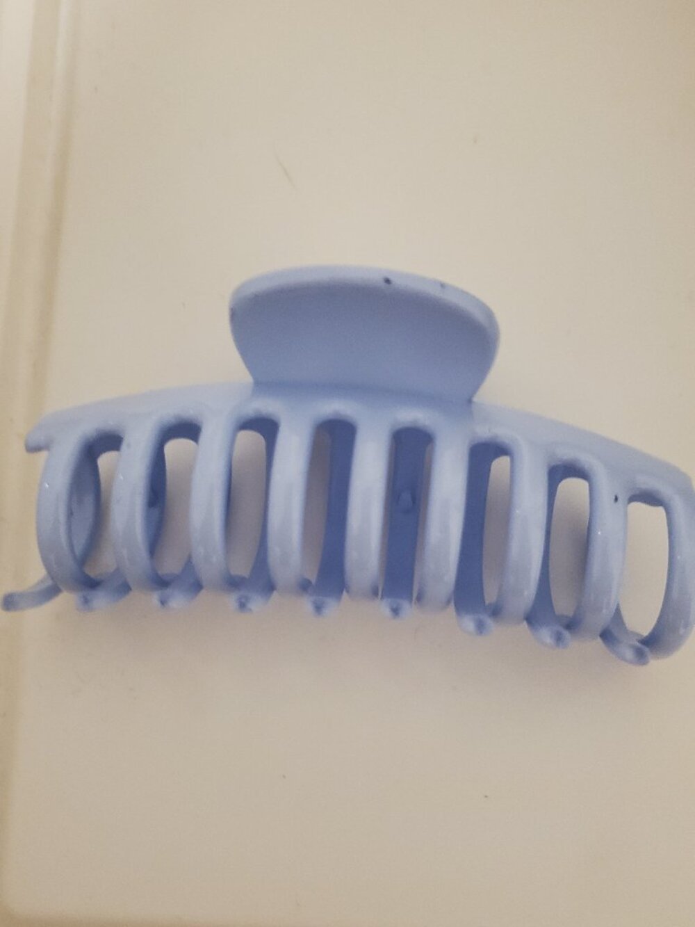 Large Matte Cornflower Blue Claw Clip | Nonslip Hair Jaw Clamp